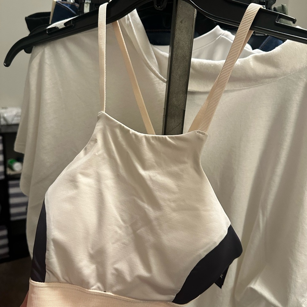 Elegant Cream and Black Women's Intimate Top